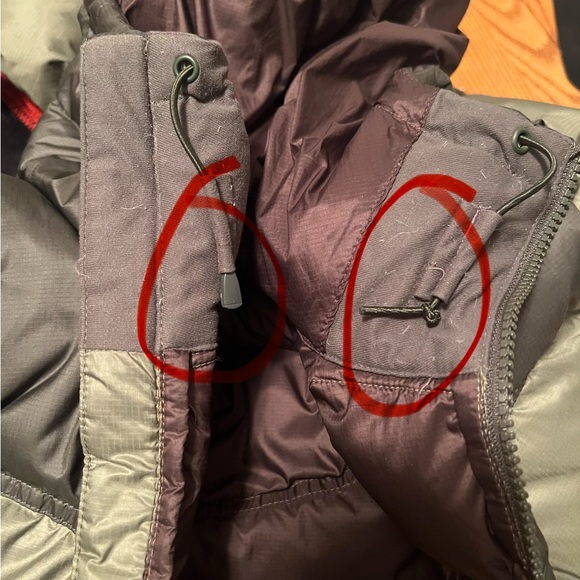 Outdoor Research Transcendent Green Hooded Puffer Mens Large GC - Picture 13 of 15